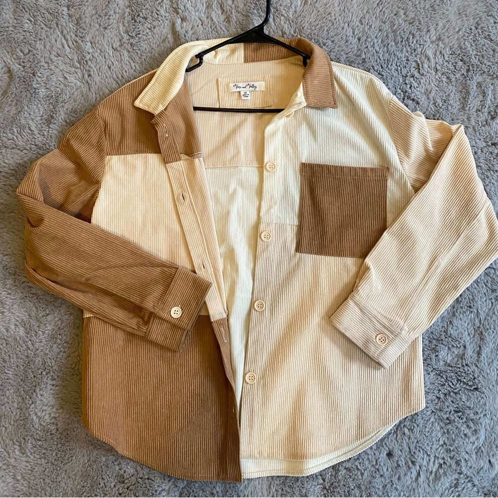 Corduroy button up